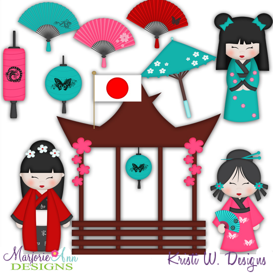 Kids Around The World-Japan SVG Cutting Files Includes Clipart - Click Image to Close
